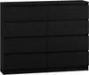 Roe Furniture | Kommode - 8 Schubladen - 120 cm - Schwarz - Produktbild-Vorschau 1