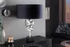 Extravagante Tischlampe SKULL 56cm schwarz silber Metall Produktbild-Vorschau 3