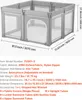 SucceBuy box per bambini, 200 x 180 cm, box per bambini, Anteprima dell’immagine prodotto 7