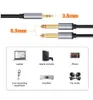 AUX Kabel 3.5mm auf 2x 6.3mm Klinke Stecker Klinkenkabel Produktbild-Vorschau 7
