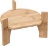 A close-up shot of a wooden beverage dispenser stand. Produktbild-Vorschau