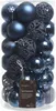 Weihnachtskugeln Kunststoff Ornamente 6cm 37er Set - Produktbild-Vorschau 2