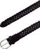 MUSTANG Leder Gürtel Braided Leather Belt W90 Black schwarz Produktbild-Vorschau 2