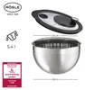 RÖSLE Salatschleuder incl. Glasdeckel und Frischhaltedeckel Produktbild-Vorschau 3