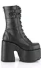 CAMEL-250 Damen Boots von DemoniaCult, Schwarz  , EU 38, US Produktbild-Vorschau 5
