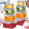 Vilde | Récipients alimentaires - 8 pièces - avec couvercle Voir les images du produit 2
