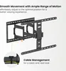 Xantron Slim Fit Supporto da parete per TV orientabile con Anteprima dell’immagine prodotto 13
