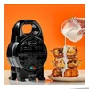 Power XL Waffle Star, 1 Waffel(n), Kreis, Schwarz, 13 cm, Produktbild-Vorschau 9