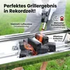 Grillgebläse Handkurbel manuell Grillanzünder Luftgebläse Produktbild-Vorschau 3