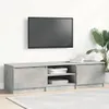 vidaXL TV skrinka betónová sivá 140x40x35,5 cm odvodený Náhľad obrázku produktu 2