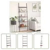 The Living Store Leiterregal mit 5 Böden Dunkelbraun und Produktbild-Vorschau 10