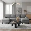 BEALIFE U-förmiges Sofa  271x122x86 cm | 4-Sitzer mit Produktbild-Vorschau 8