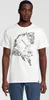 Recovered T-Shirt Marvel Captain America Shield Ecru Slub Produktbild-Vorschau 2