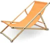 An orange sling chair on a white background. Produktbild-Vorschau