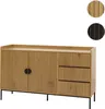 Kredens HWC-O39, komoda szafka kredens, 3 szuflady 2 drzwi, Podgląd zdjęcia produktu 8
