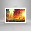 Gerahmtes Poster - Weißer Rahmen - Park Herbst Baum - 70x50 Produktbild-Vorschau 5