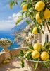 Amalfi Zitronen Poster DIN A2 – mediterranes Küstenmotiv Produktbild-Vorschau 1