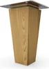 4x sossai Holzfüße eckig - gerade Ausführung 10cm Eiche Produktbild-Vorschau 2