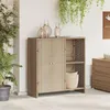 vidaXL Armoire de rangement avec étagère Beige 100 x 36 x Voir les images du produit 1