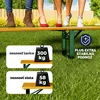 Set per birra MAXI, pieghevole, 220 cm, color marrone Anteprima dell’immagine prodotto 5