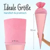 itenga Bastelschultüte 70cm rund ROSA Produktbild-Vorschau 5