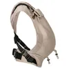 A close-up side view of a beige baby carrier. Produktbild-Vorschau