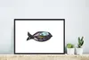 MuchoWow® MuchoWow® Gerahmtes Poster Schwarz - Fisch - Produktbild-Vorschau 5