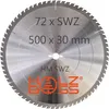 Holzboss ® HM-Sägeblatt 500 x 30 mm - nagelfest SWZ 72 x Produktbild-Vorschau 2