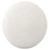 A single, round, white object against a white background. Produktbild-Vorschau