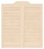 vidaXL Portes battantes Nature 90 x 40 cm Bois de pin Voir les images du produit 5