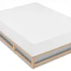 CloudComfort Basic Spannbettlaken Jersey-Stretch weiß  120 Produktbild-Vorschau 2