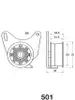 ASHIKA Zahnriemenspanner 45-05-501 für HYUNDAI TERRACAN Produktbild-Vorschau 2