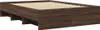 vidaXL Bettgestell ohne Matratze Braun Eiche 140x190 cm Produktbild-Vorschau 4