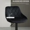 HOMCOM 2er-Set Barhocker, höhenverstellbarer Bistrohocker, Produktbild-Vorschau 6