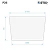 1x STIX martinetto con supporto conico in gomma 100x85 mm Anteprima dell’immagine prodotto 4