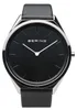 Bering Armbanduhr 17039-402 Ultra Slim Lederband schwarz Produktbild-Vorschau 3
