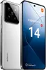 A white Xiaomi 14 smartphone is shown from the back and front, with the front screen displaying marketing information. Podgląd zdjęcia produktu