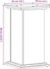 vidaXL Supporto per piante quercia Sonoma 33x33x60 cm Anteprima dell’immagine prodotto 5