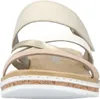 Rieker Damen Pantolette beige-metallic-rose, Damen:36 EU Podgląd zdjęcia produktu 34