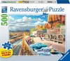 Puzzle RAVENSBURGER Fermata dell'autobus XXL 500 pezzi Anteprima dell’immagine prodotto 1