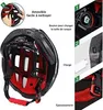 ROCKBROS Fahrradhelm Wasserdicht Radhelm Herren Damen Produktbild-Vorschau 3