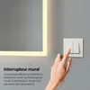 EMKE Specchio da bagno a LED con illuminazione bianco caldo Anteprima dell’immagine prodotto 6