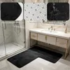 Tapis de bain en forme de L, antidérapant, à haute Voir les images du produit 4