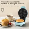 YASHE Mini-Waffeleisen ABW59C, 550 W, 10 cm, Antihaft, Produktbild-Vorschau 4