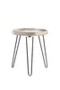 Light & Living - Beistelltisch KENZIE - Ø45x52,5cm - Braun Produktbild-Vorschau 2