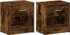 Two identical wooden nightstands with a drawer and an open shelf. Náhled obrázku produktu