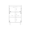 Kommode mit Bar Nero KB90, Stilvoll Highboard, Produktbild-Vorschau 10