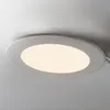LED Deckenleuchte, Einbau Panel, Alu, weiß, rund, H 1,2 cm Produktbild-Vorschau 5