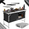 24MOVE® Campingküche PRAIA faltbar, höhenverstellbarer Produktbild-Vorschau 1