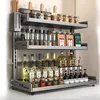 Gewürzregale, Küchenregal, 3 Etagen, Gewürzständer, Produktbild-Vorschau 1
